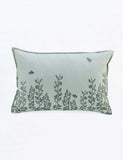 MM Linen Toby Embroidered Bolster Cushion 60cm, imported from the UK