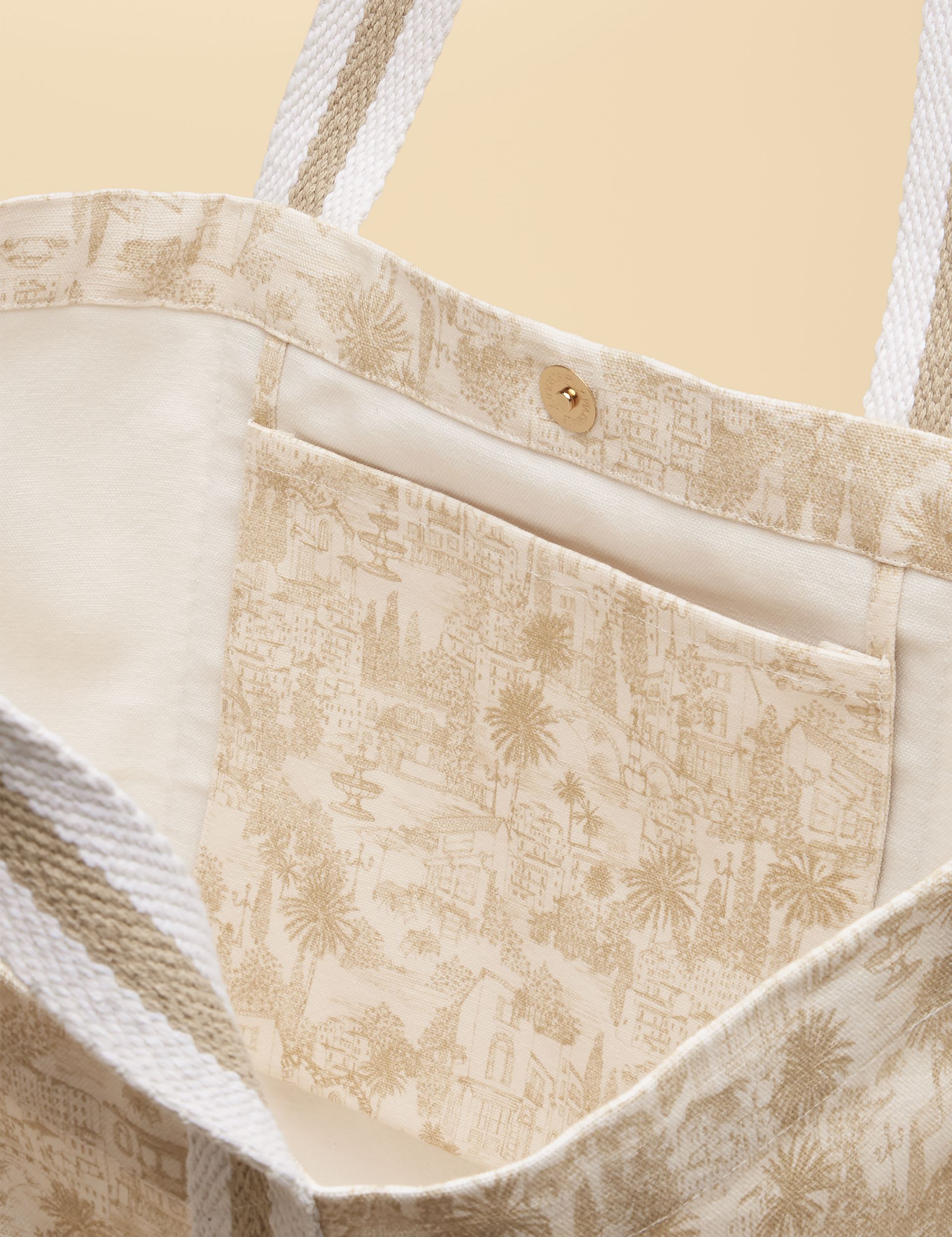 Joules pure cotton Toile print tote bag (British brand)