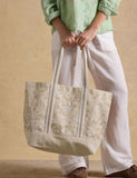 Joules pure cotton Toile print tote bag (British brand)