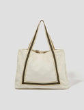 Monsoon striped cotton tote bag, imported from the UK