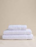 Pure cotton towel with linen border, UK version