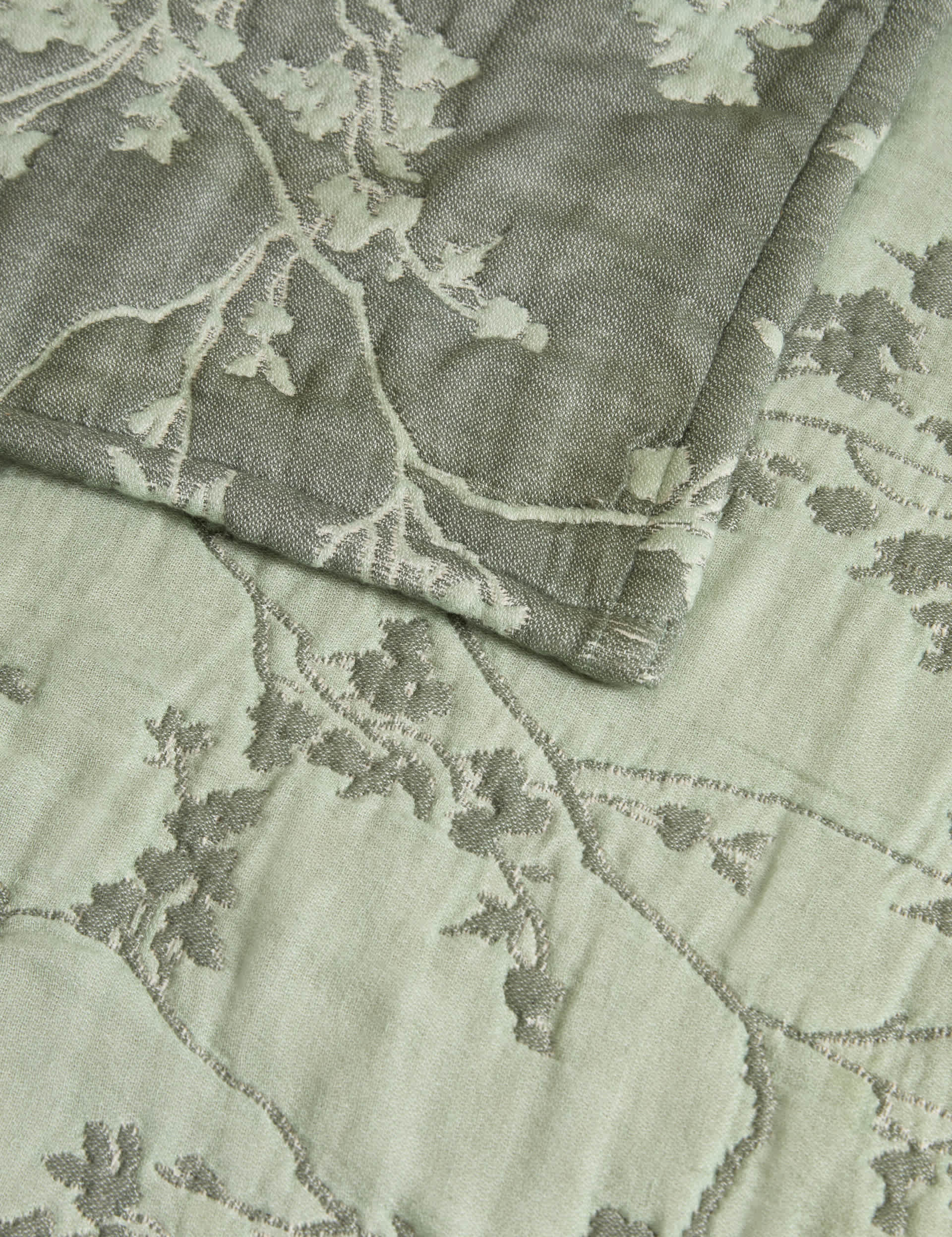 Pure Cotton Trailing Cherry Bedspread, imported from the UK