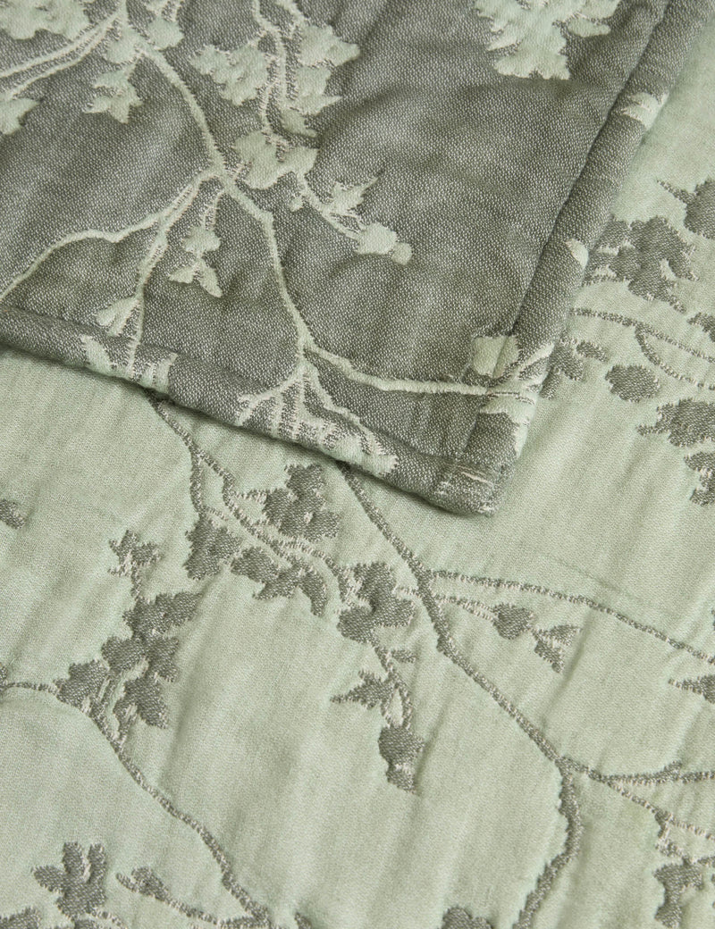 Pure Cotton Trailing Cherry Bedspread, imported from the UK