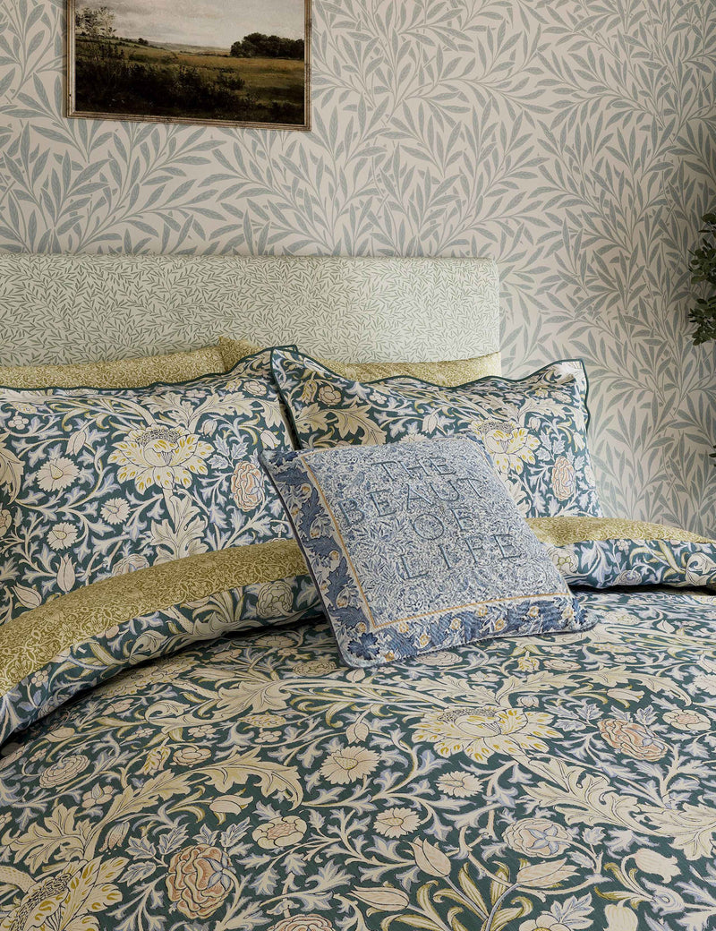 Morris & Co pure cotton Trent bedding set, imported from the UK