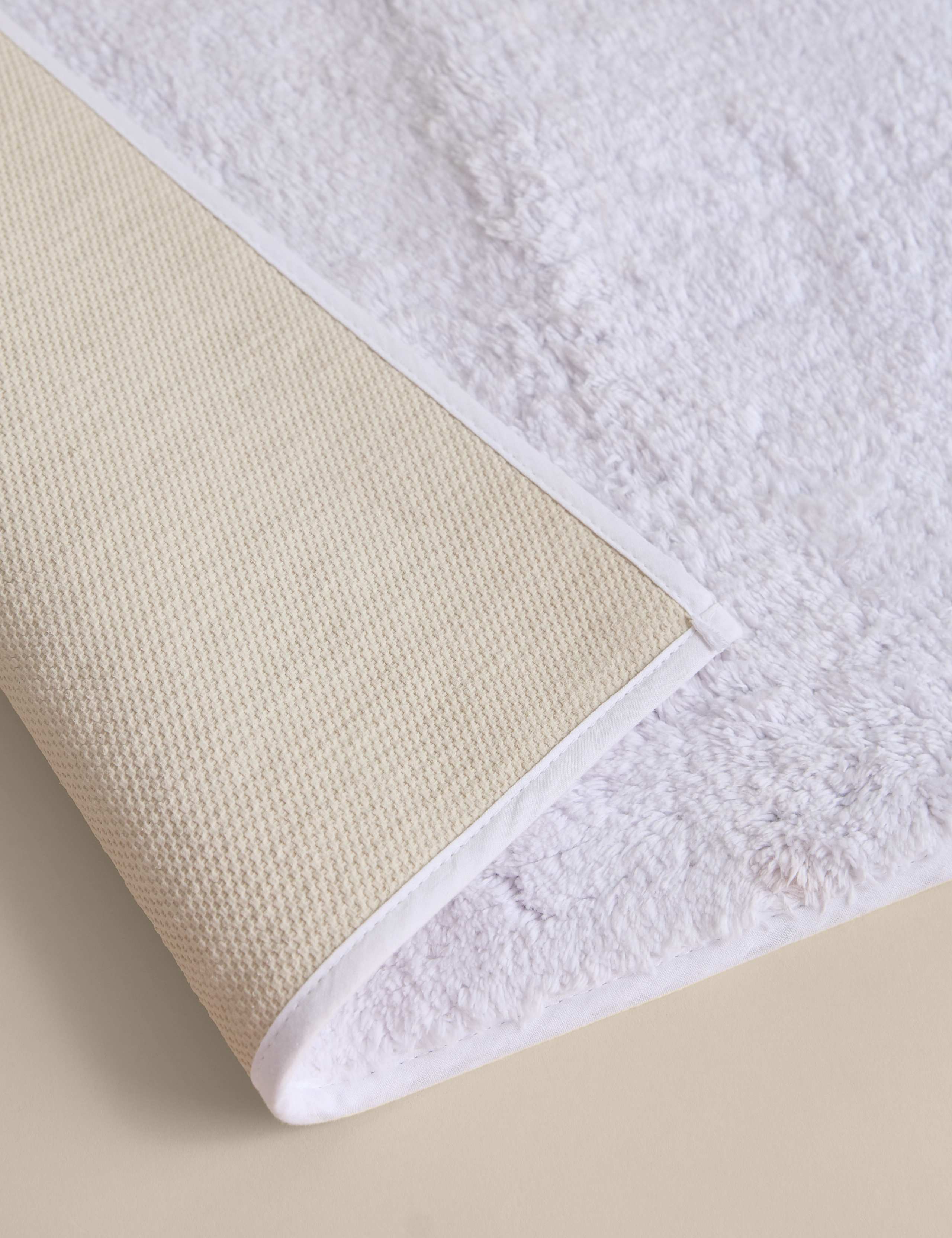 Pure cotton tufted bath mat 50x80 cm, imported from the UK