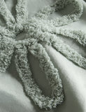 Tufted floral bedding set, imported from the UK