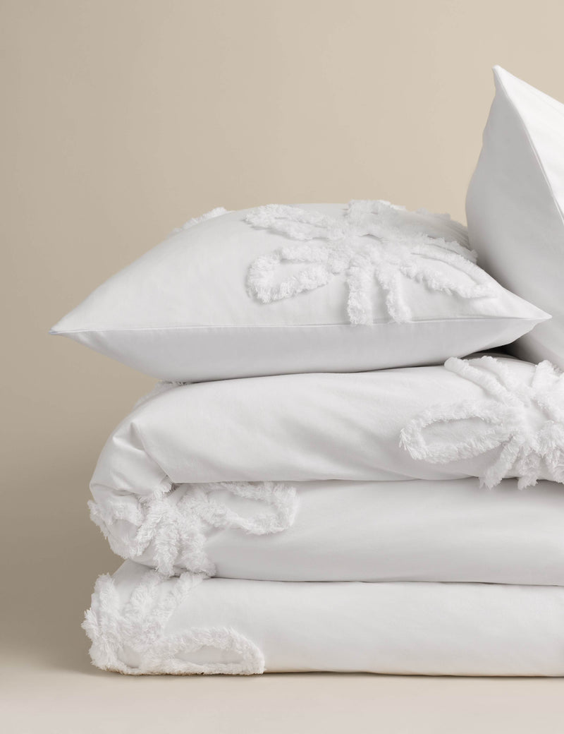 Cotton tufted flower bedding set - British product