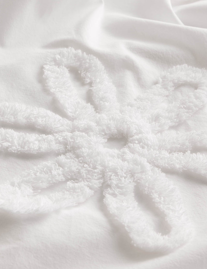 Cotton tufted flower bedding set - British product