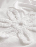 Cotton tufted flower bedding set - British product