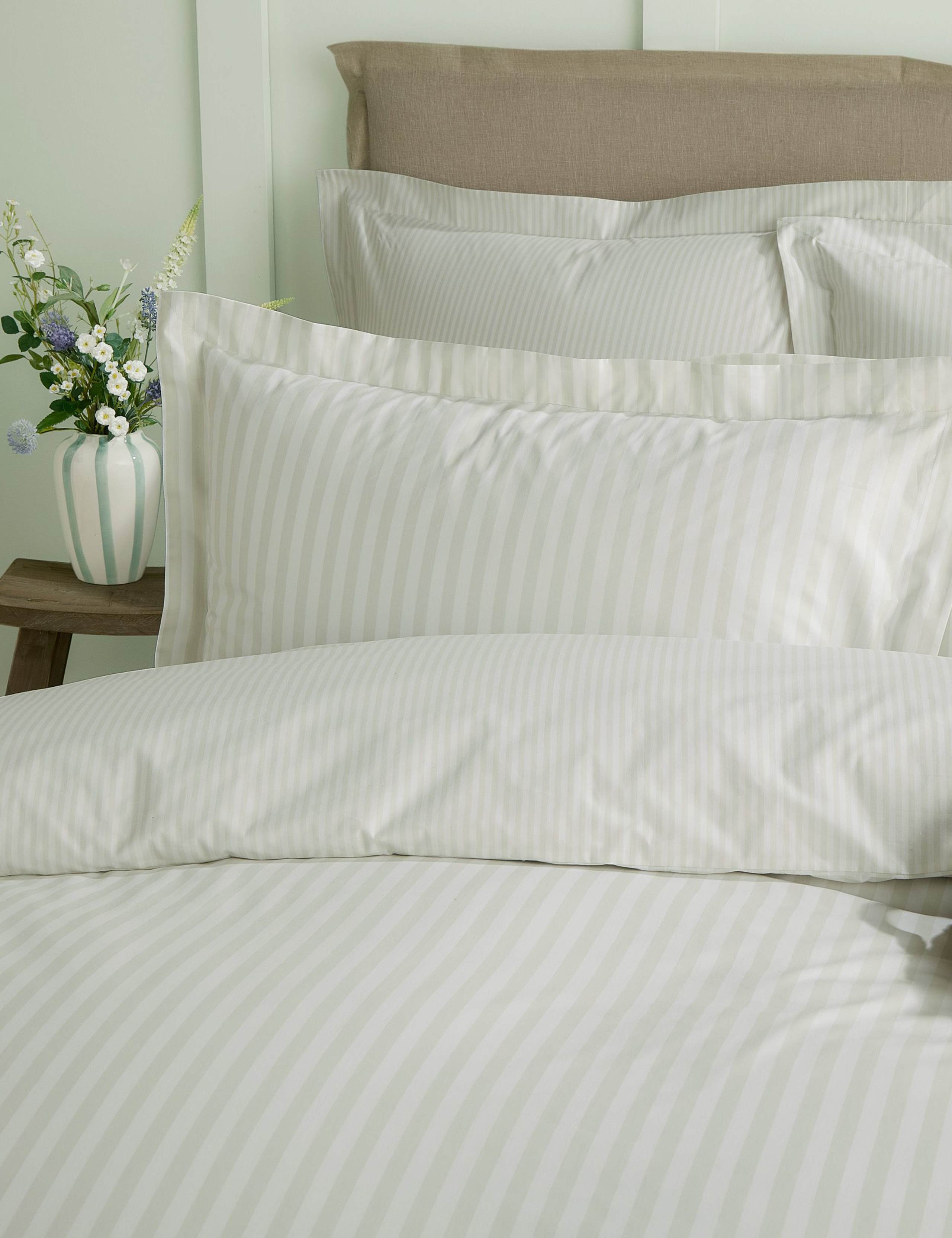 Sophie Allport pure cotton Uppingham stripe bedding set - British product