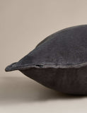 Pure cotton velvet cushion with feather filling 50cm square (British brand)
