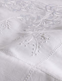 Pure cotton vintage lace embroidered bedding set, imported from the UK