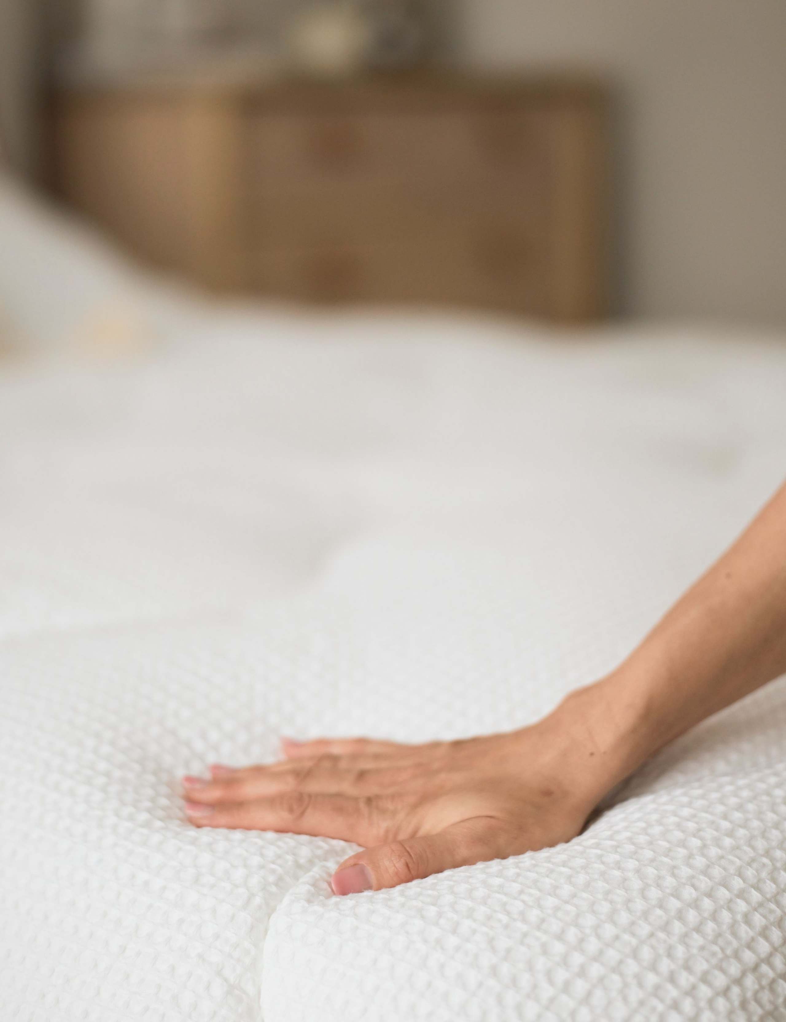 Night Lark cotton waffle 4.5 tog coverless duvet, imported from the UK