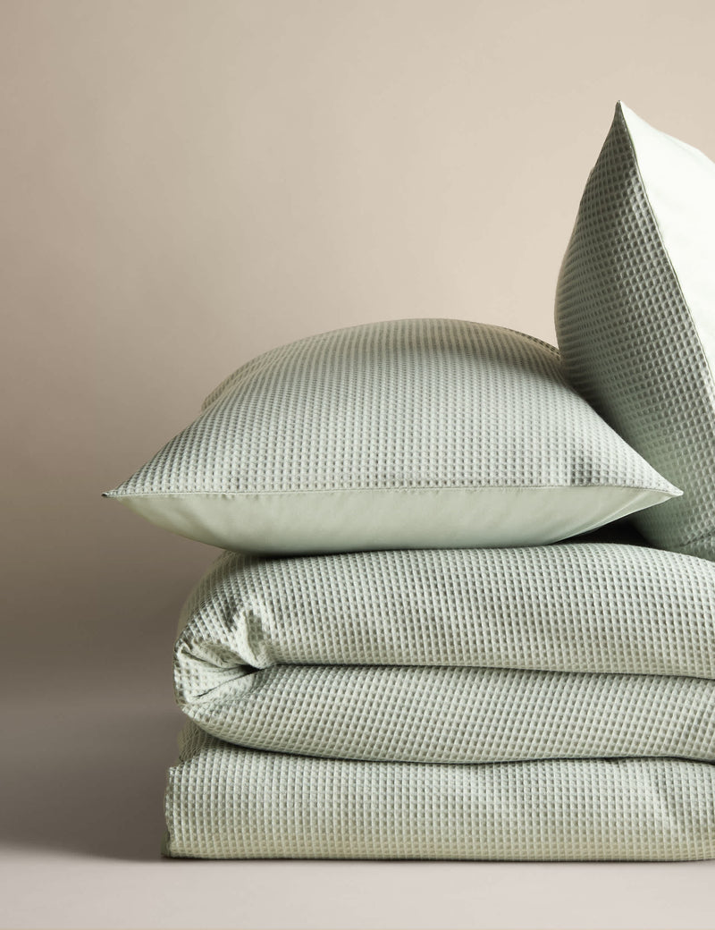Pure Cotton Waffle Bedding Set