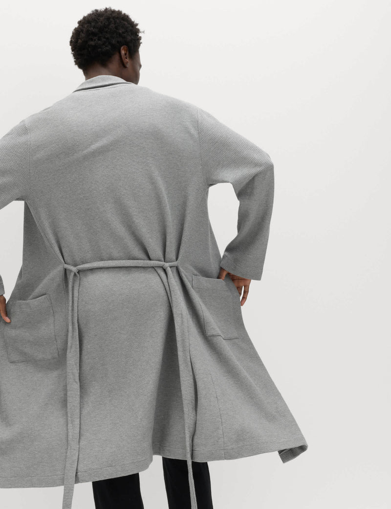 M&S Pure Cotton Waffle Lightweight Dressing Gown, imported from the UK