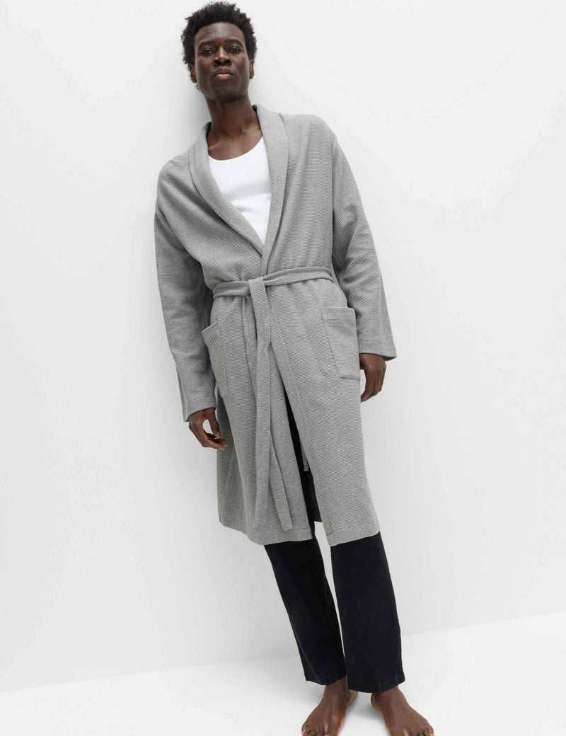 M&S Pure Cotton Waffle Lightweight Dressing Gown, imported from the UK