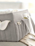 Mamas & Papas pure cotton waffle nappy caddy bag, imported from the UK