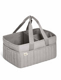 Mamas & Papas pure cotton waffle nappy caddy bag, imported from the UK