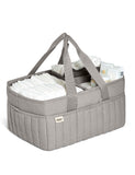 Mamas & Papas pure cotton waffle nappy caddy bag, imported from the UK