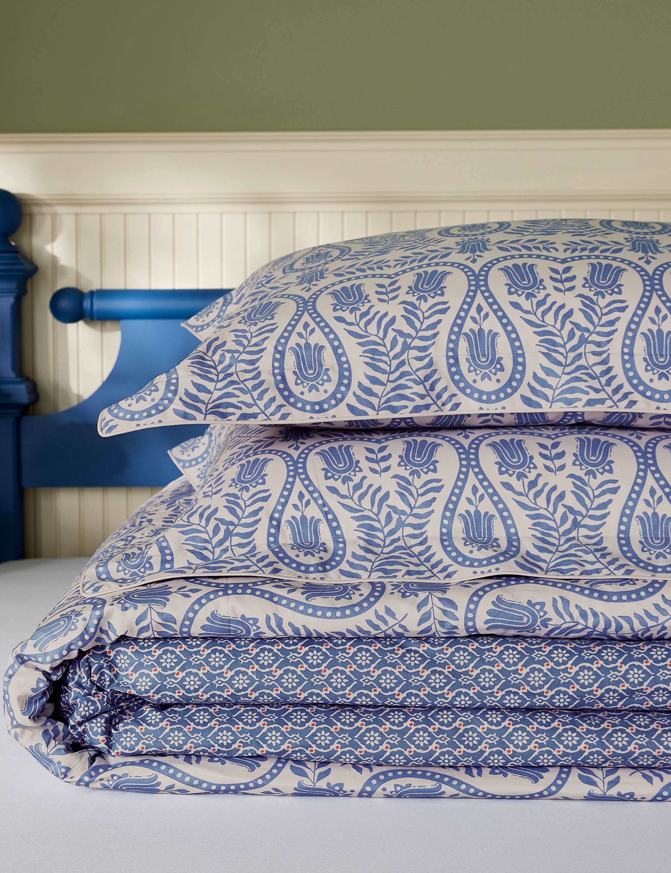 Joules pure cotton Wandering Indienne bedding set (British brand)