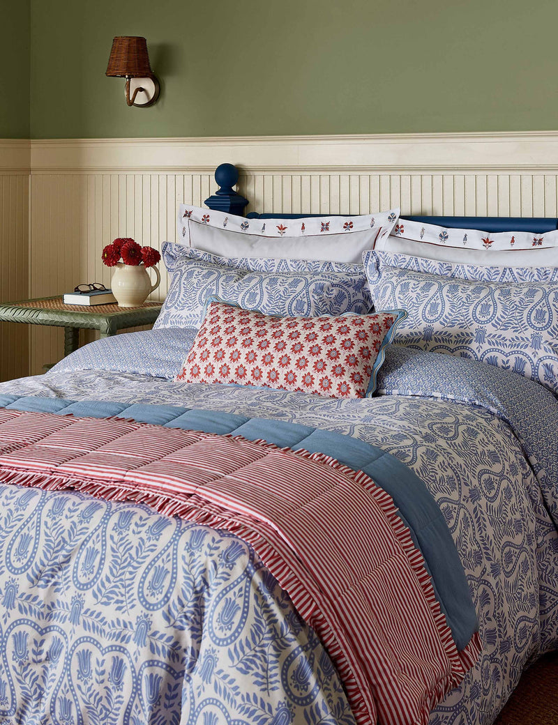 Joules pure cotton Wandering Indienne bedding set (British brand)