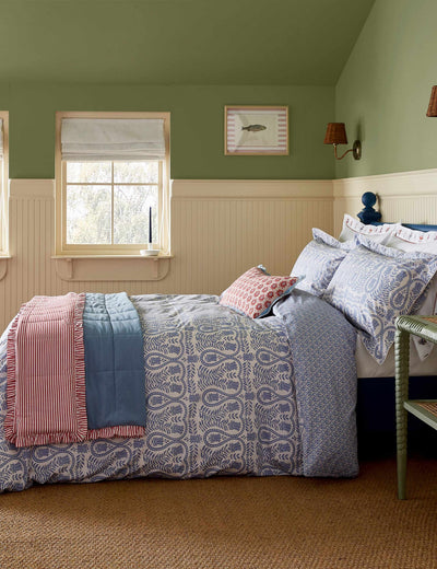 M&S Joules Pure Cotton Wandering Indienne Bedding Set- Buy online at McGrocer