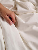 Bedfolk pure cotton washed fitted sheet, imported from the UK