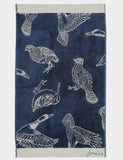 Joules pure cotton wild fowl bath towel, imported from the UK