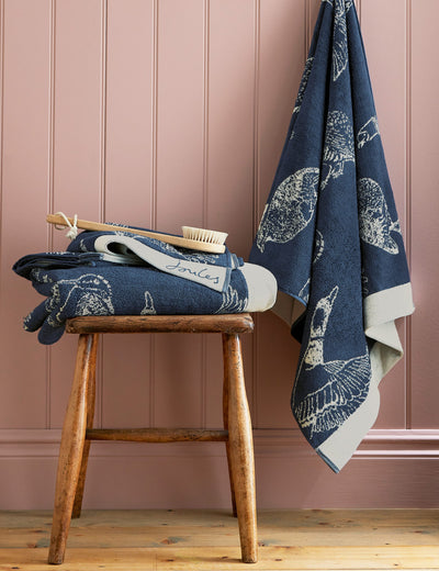 M&S Joules Pure Cotton Wild Fowl Bath Towel- Buy online at McGrocer
