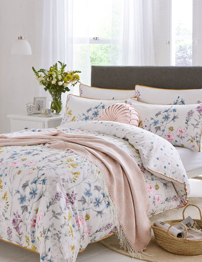 M&S Laura Ashley Pure Cotton Wild Meadow Bedding Set- Buy online at McGrocer