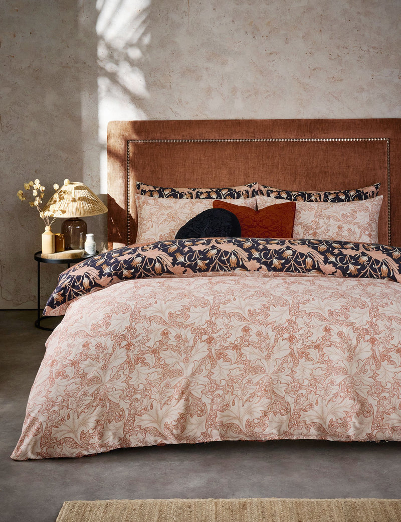 William Morris at Home pure cotton Wild Tulip bedding set (British brand)