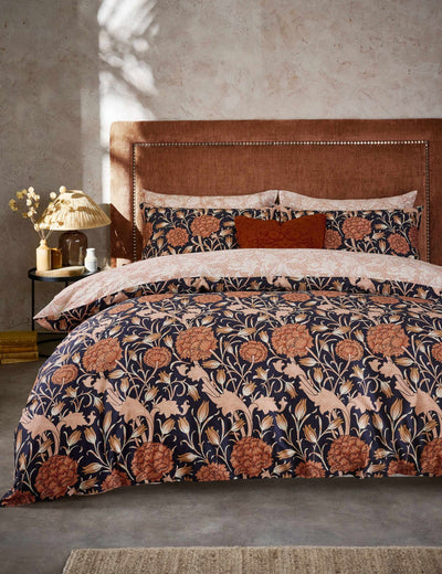 M&S William Morris At Home Pure Cotton Wild Tulip Bedding Set- Buy online at McGrocer