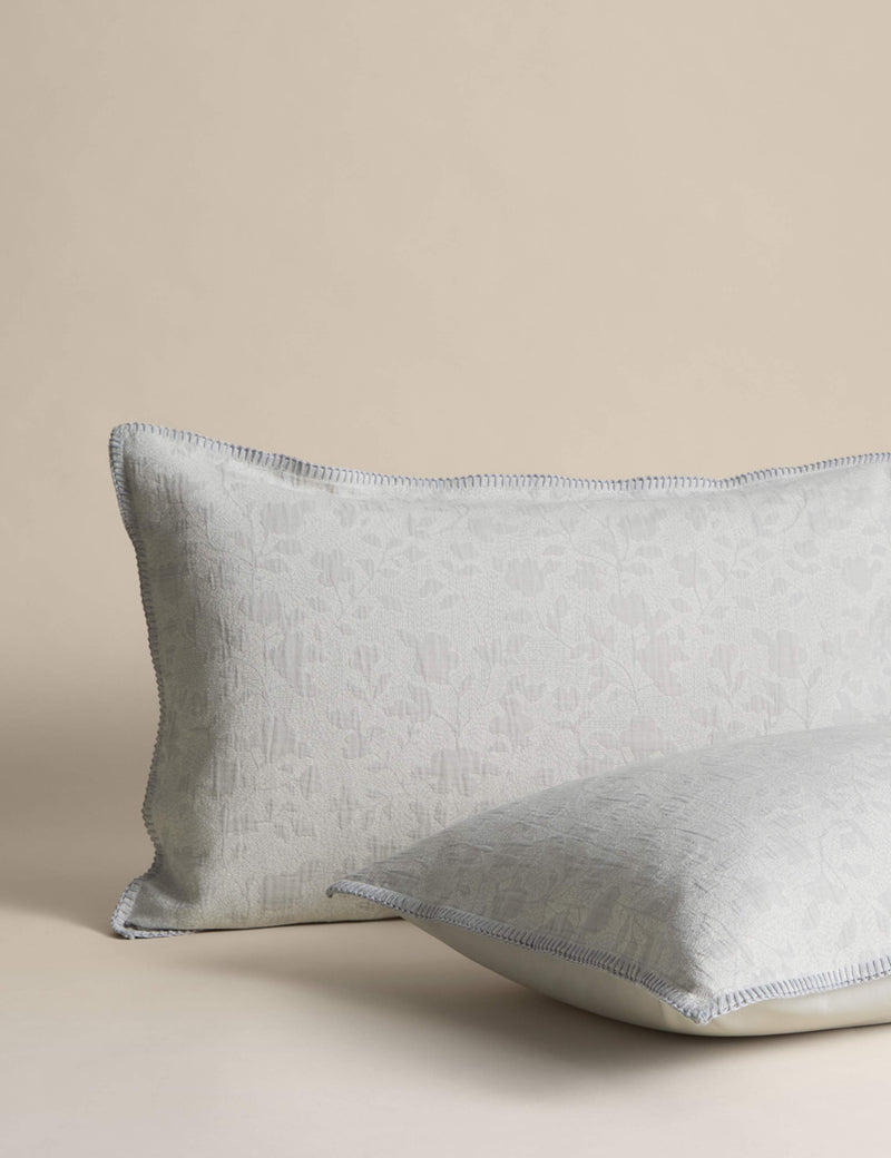pure cotton woodblock floral jacquard bedding set (British brand)