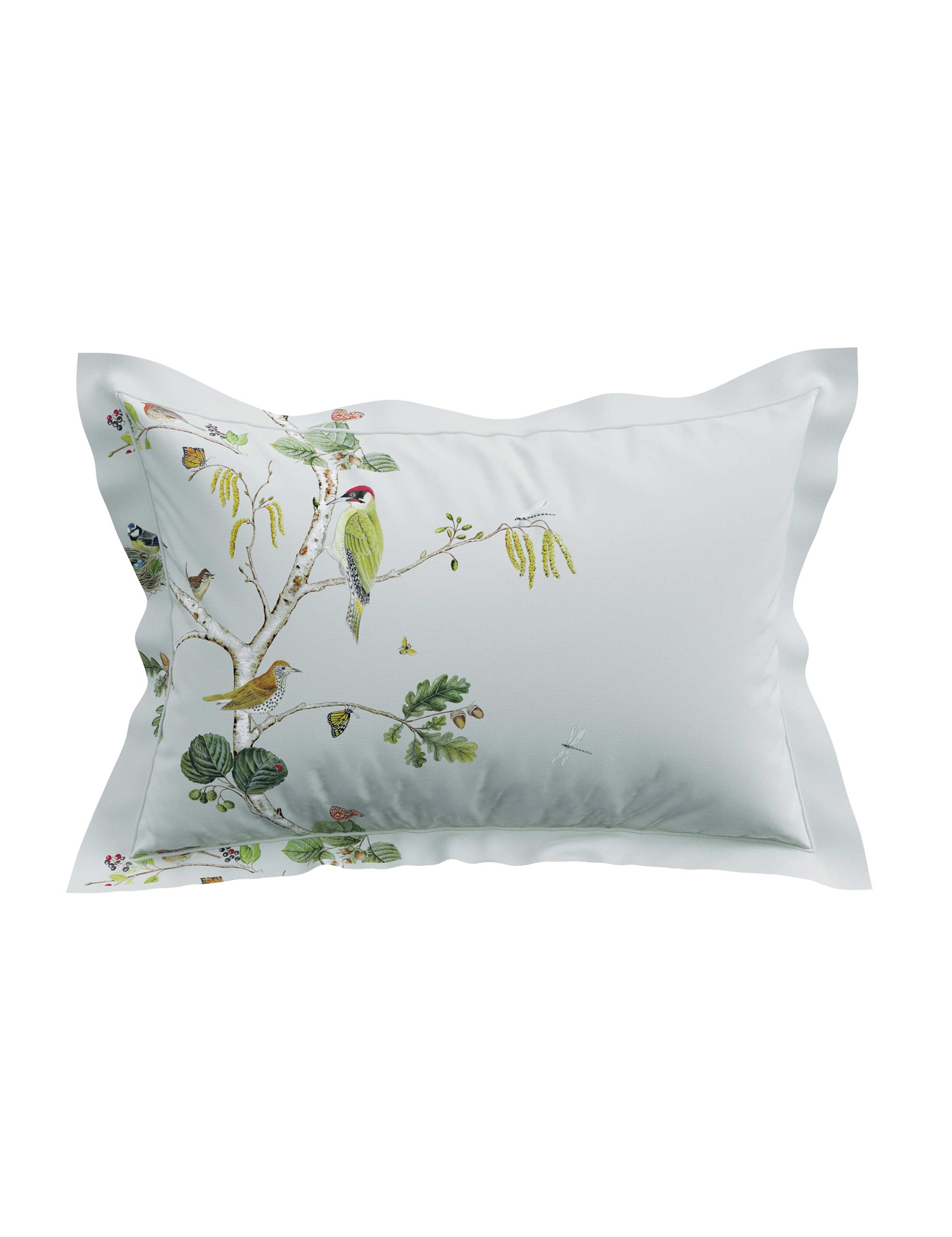 Sanderson Woodland Chorus duvet cover, imported from the UK
