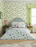 Sanderson Woodland Chorus duvet cover, imported from the UK