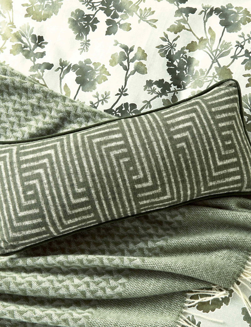Bedeck of Belfast pure cotton Yoko cushion 70cm - British product