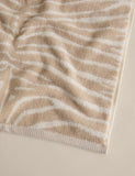 Zebra patterned cotton towel 550gsm, UK version