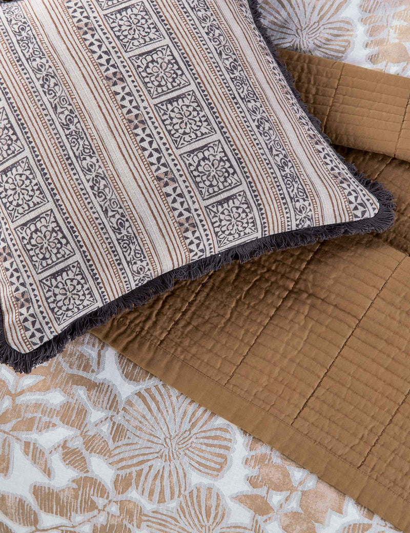 Bedeck of Belfast Zenda extra large cotton throw, imported from the UK