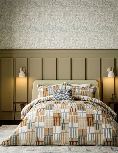 M&S Harlequin Pure Cotton Zuni Cushion 45cm- Buy online at McGrocer