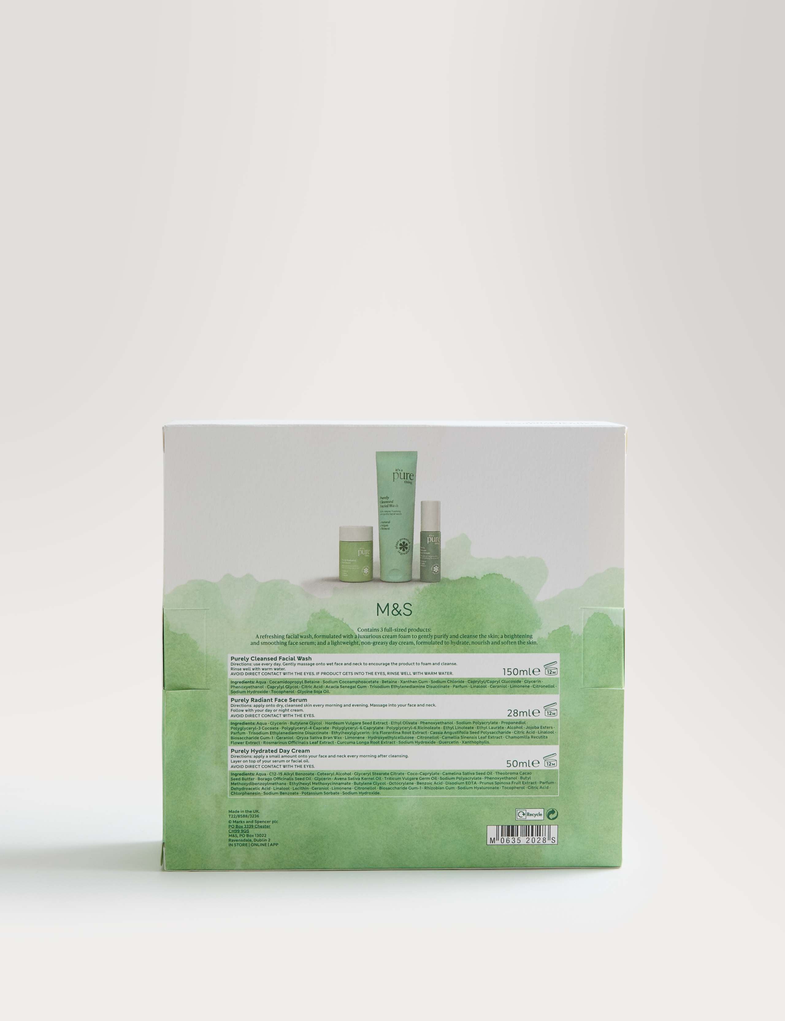 Pure skincare discovery set, UK version