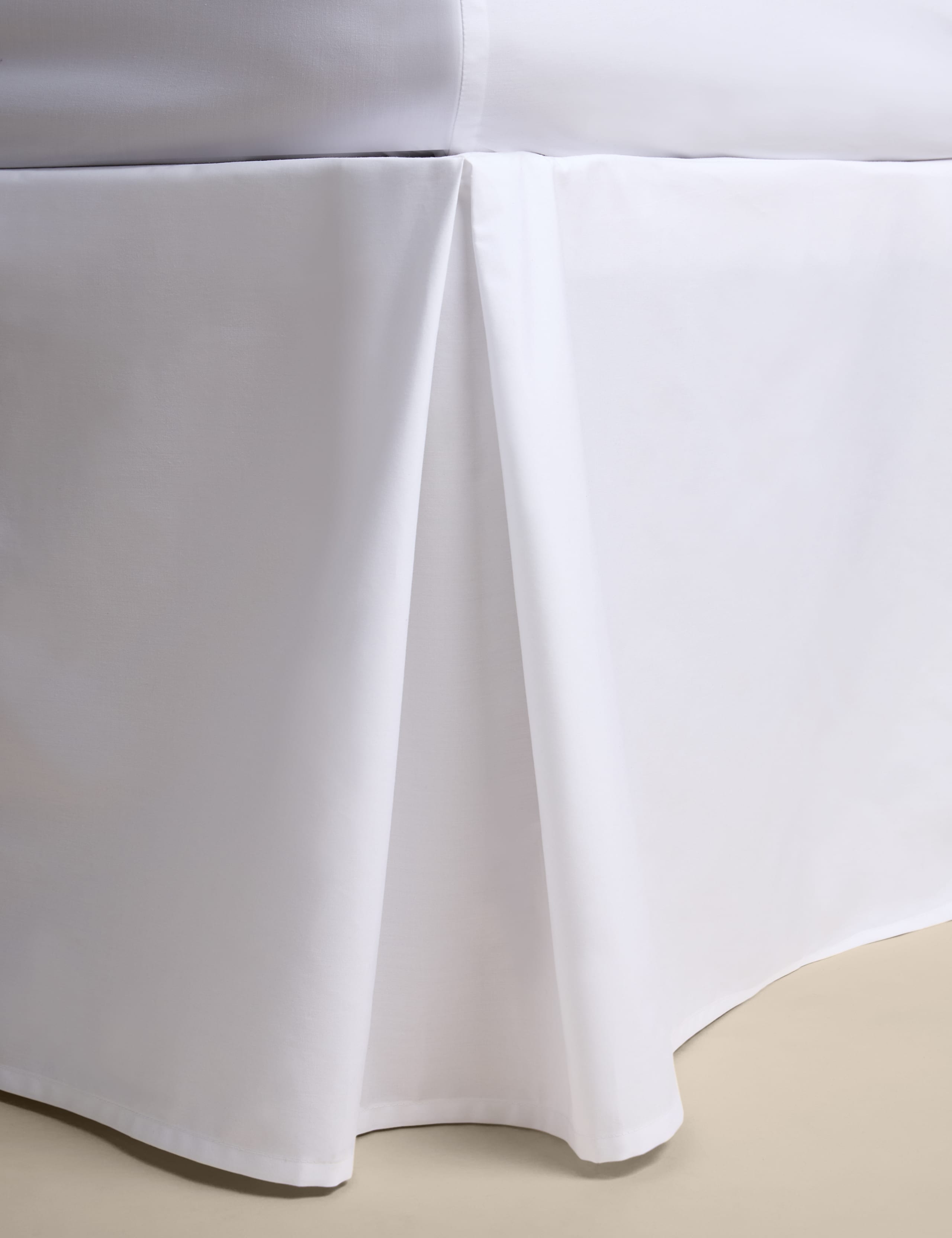 Pure Egyptian cotton valance sheet 230 thread count, UK version
