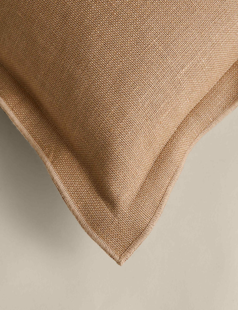 Pure linen feather cushion 50x50 cm British product