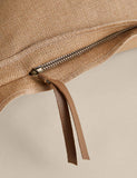 Pure linen feather cushion 50x50 cm British product