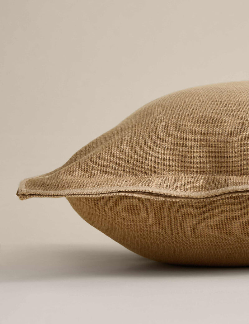 Pure linen feather cushion 50x50 cm British product