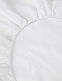 Piglet in Bed pure linen fitted sheet, imported from the UK