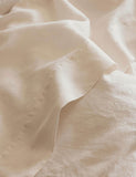 Piglet In Bed pure linen flat sheet in Berry (British brand)
