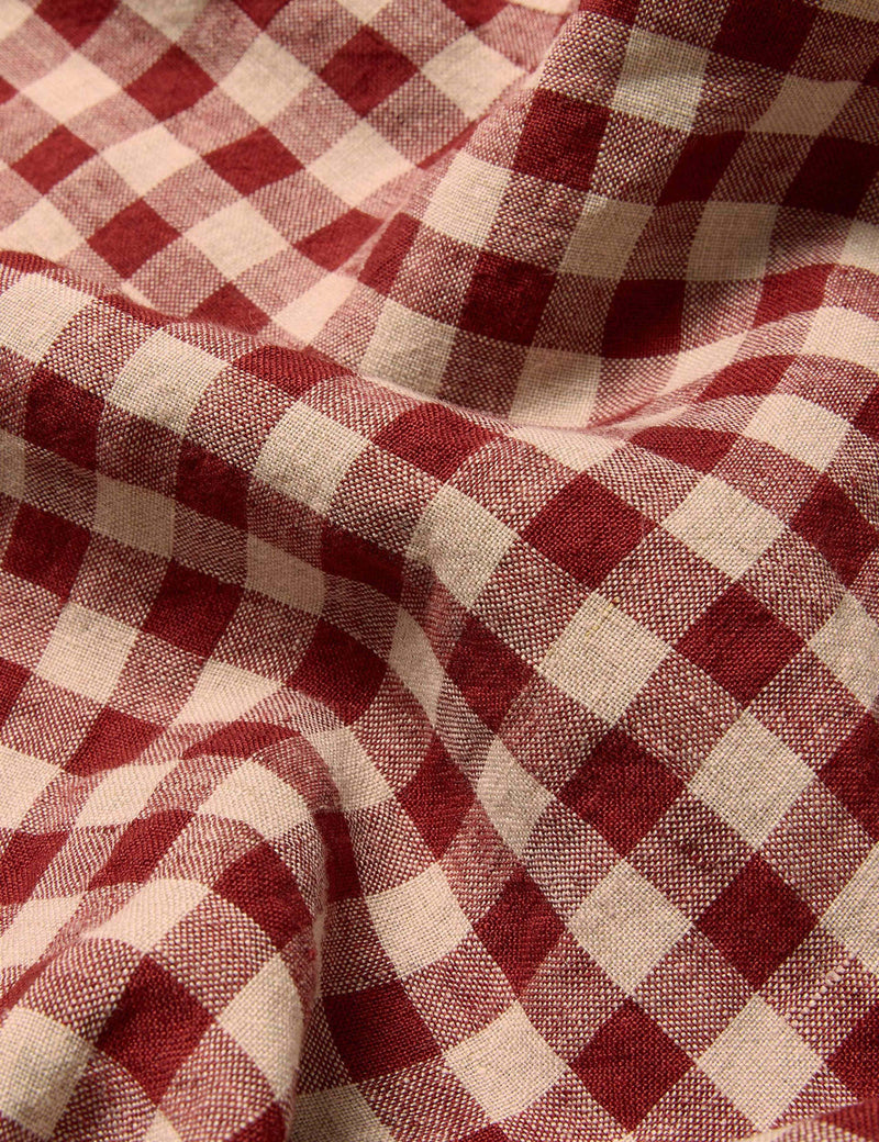 Piglet In Bed gingham flat sheet, UK version