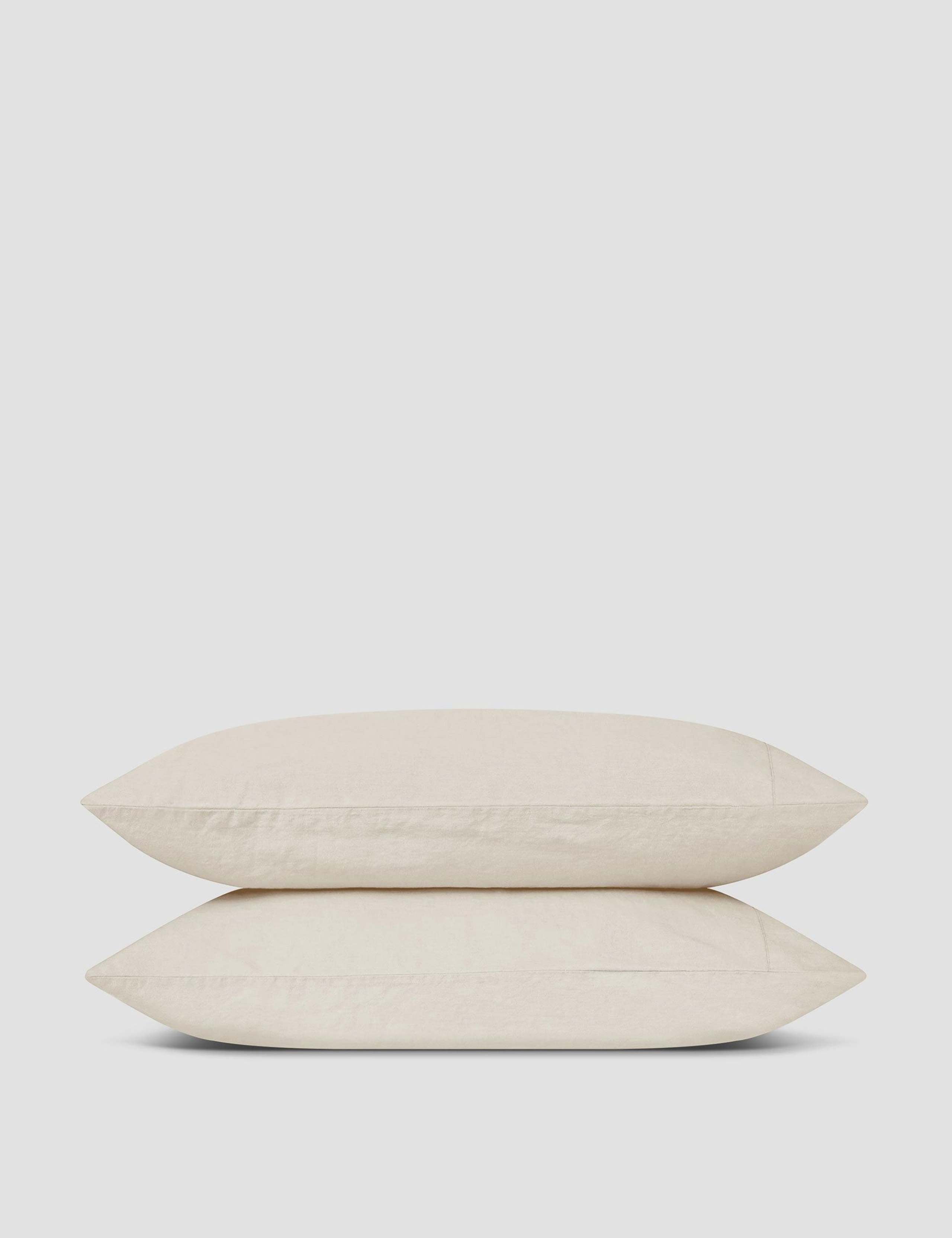 Piglet In Bed pure linen pillowcase set Oatmeal standard (British brand)
