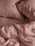 Bedfolk pure linen relaxed duvet cover, pre-washed - British product