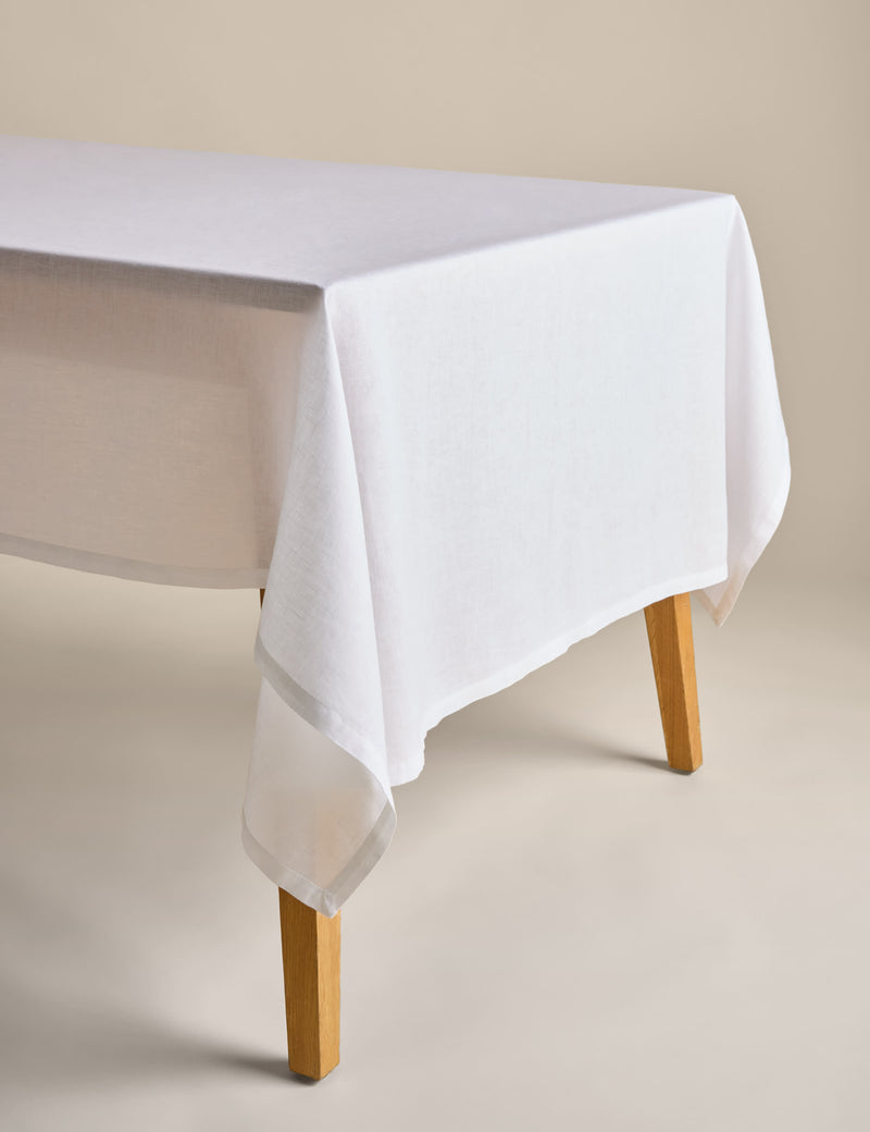 Pure Linen Tablecloth 140 x 230 cm, imported from the UK